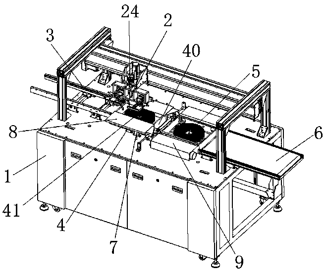 Fully-automatic intelligent board brushing machine