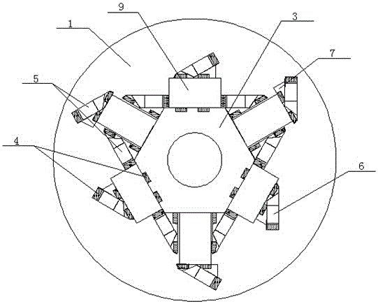 Stress test jig for magnetic material