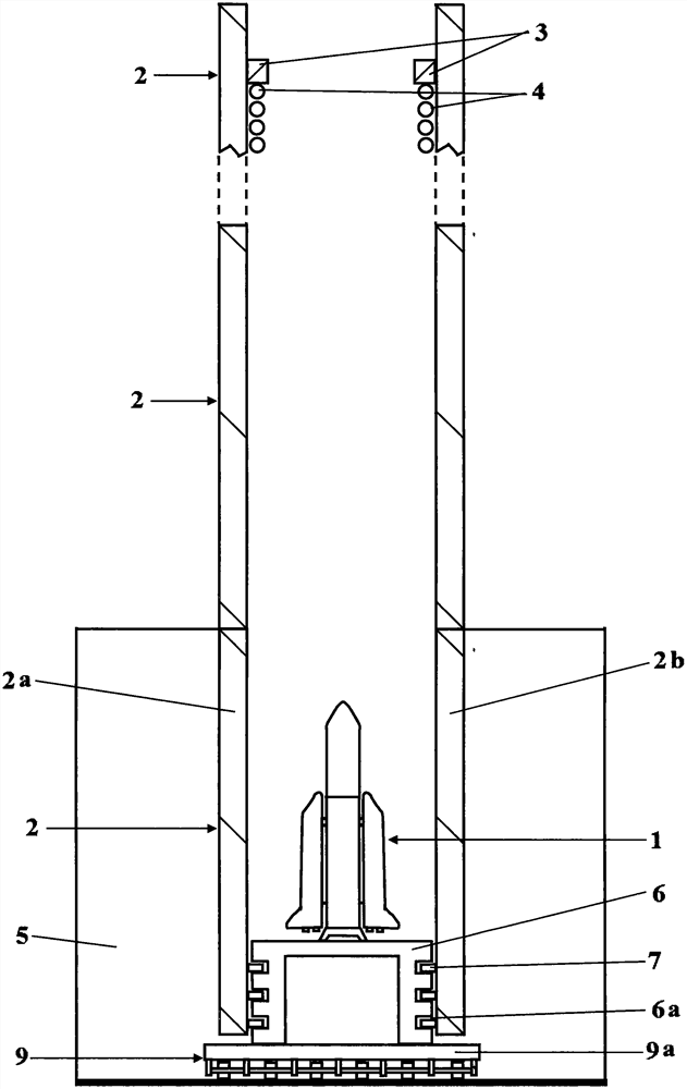 Method for boosting launching of carrier rocket through high-pressure compressed gas