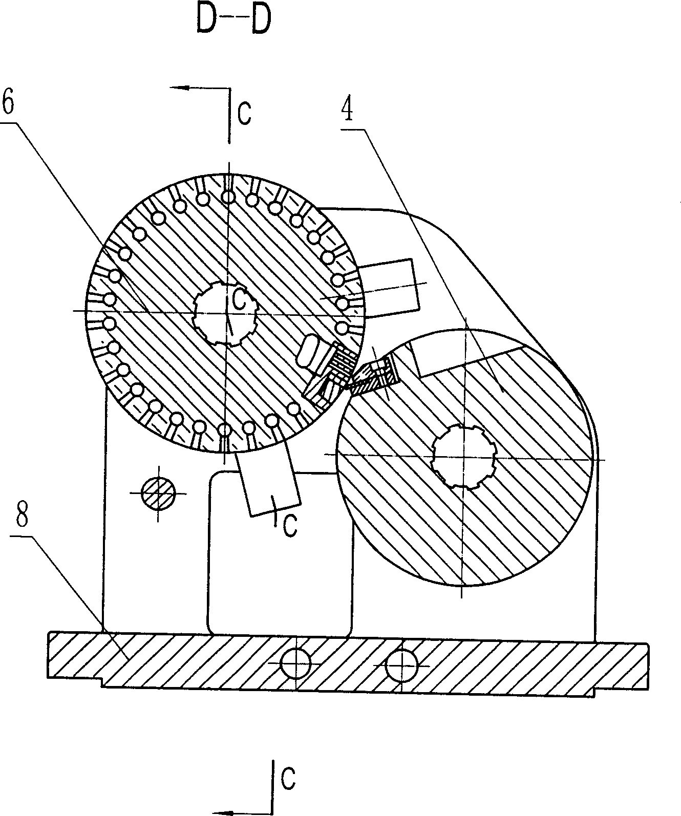 Adjustable double-sided adhesive tape cutting and transferring unit