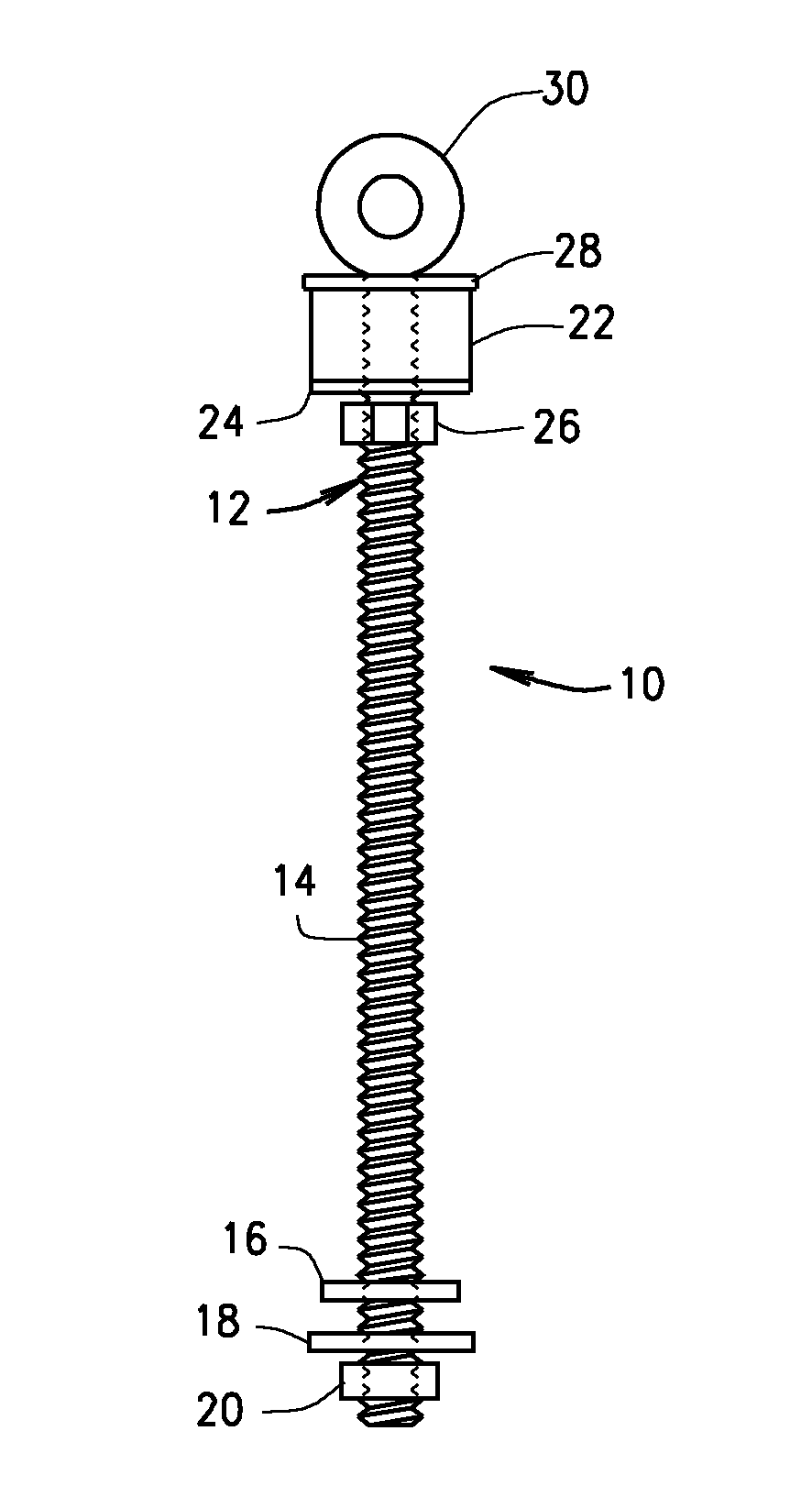 Keeper for off road vehicle storage tiedown