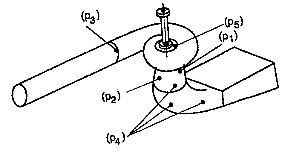 A Method for Determining the Position of Drilling 4 Holes of Water Turbine Drain Cone