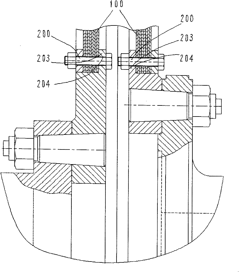 Low-stiffness large-torsion metal film type coupling