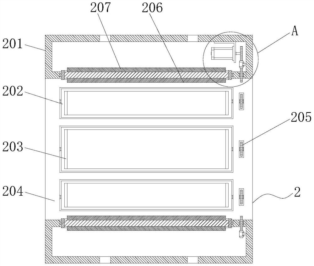 Air outlet temperature and air direction adjusting device for roller disc type coal mill