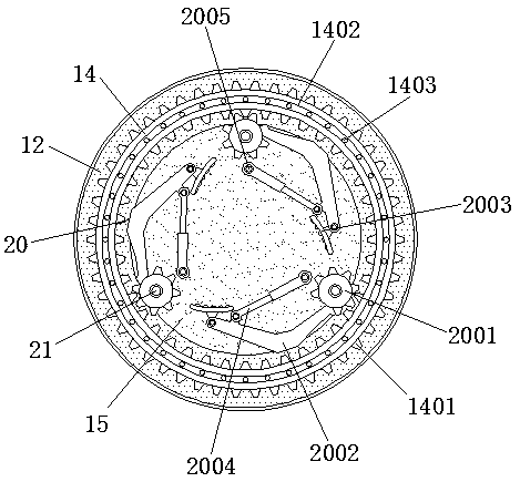 Mechanical clamping device for lifting and supporting oil casing