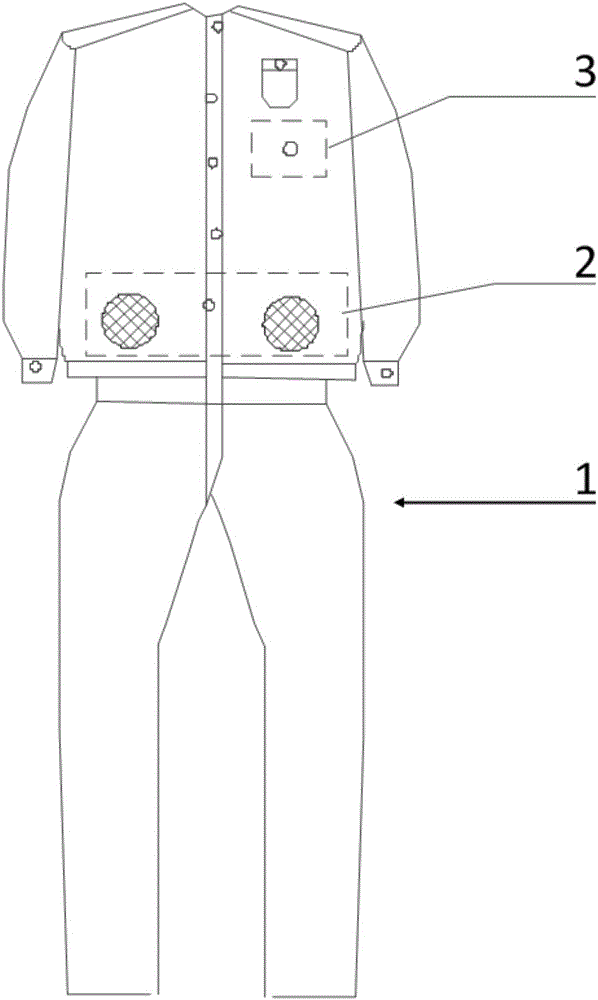 Extra-high-voltage cooling shielding clothes for live working