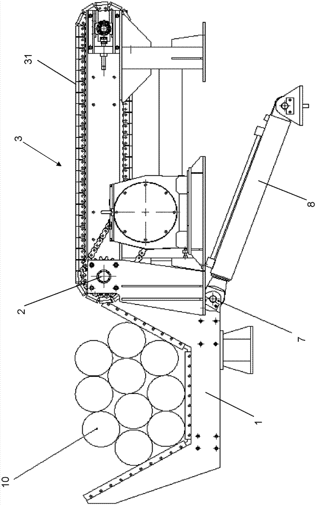 Workpiece feeding and distributing device