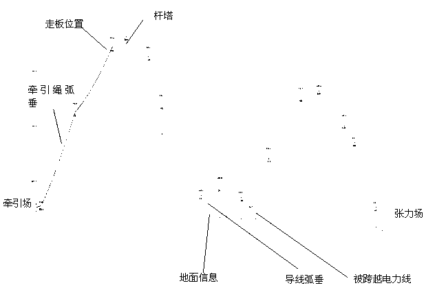 Intelligent tension stringing monitoring device and monitoring method for overhead electric transmission line