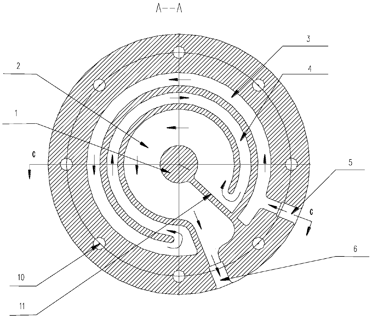 A thermal isolation device for high temperature and high cycle fatigue test