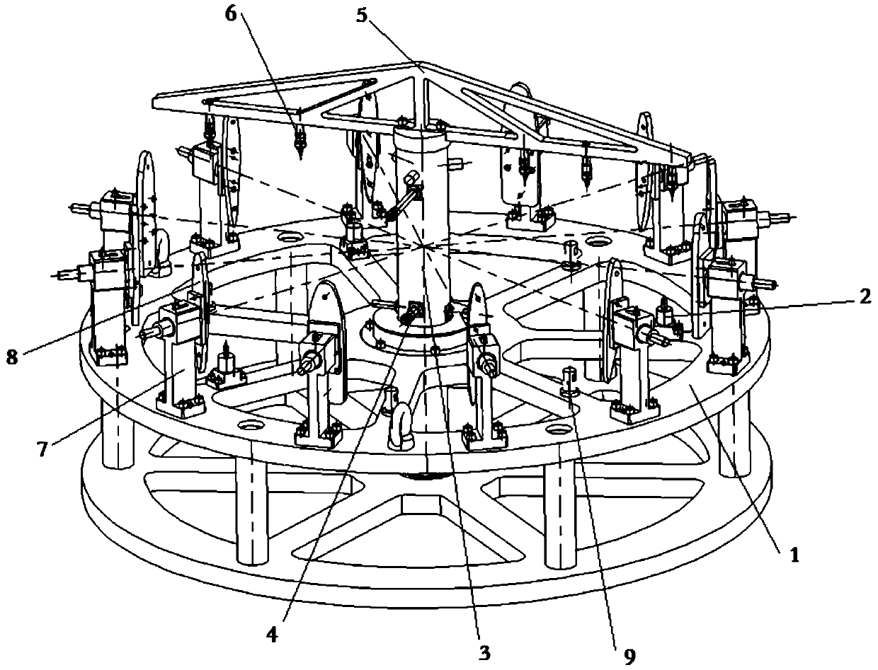 Complex structural precision casting line-marking inspection device and method