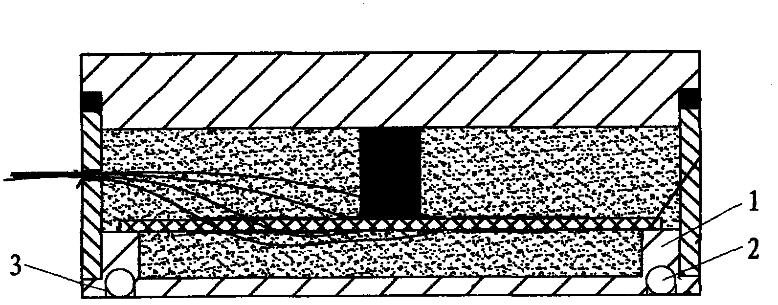 Glass ring sensor packaging structure