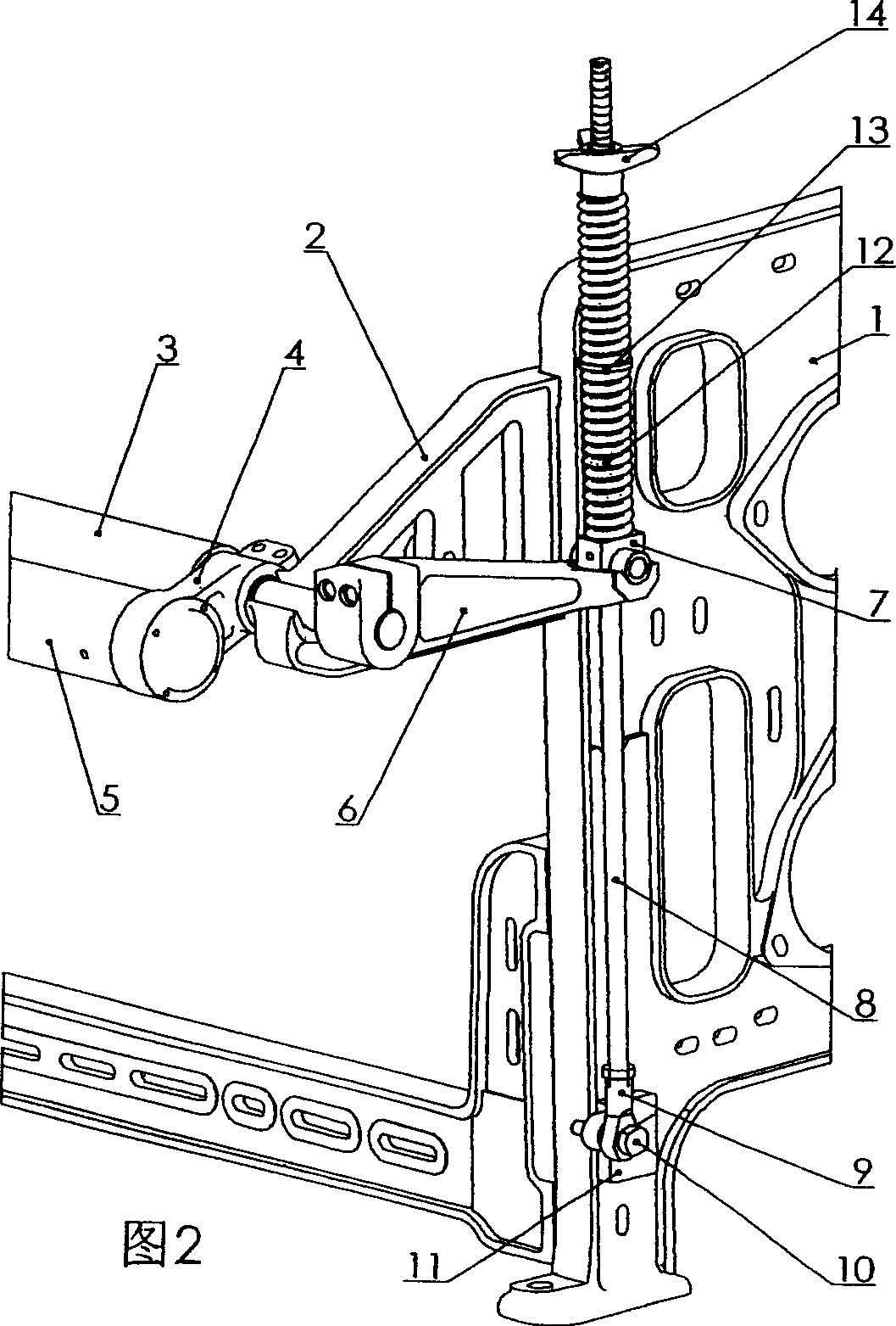 Bottom warp feeding tension balance regulating mechanism for towel rapier loom