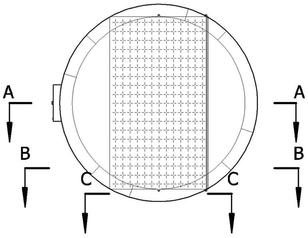 Ecological sewage treatment device and method