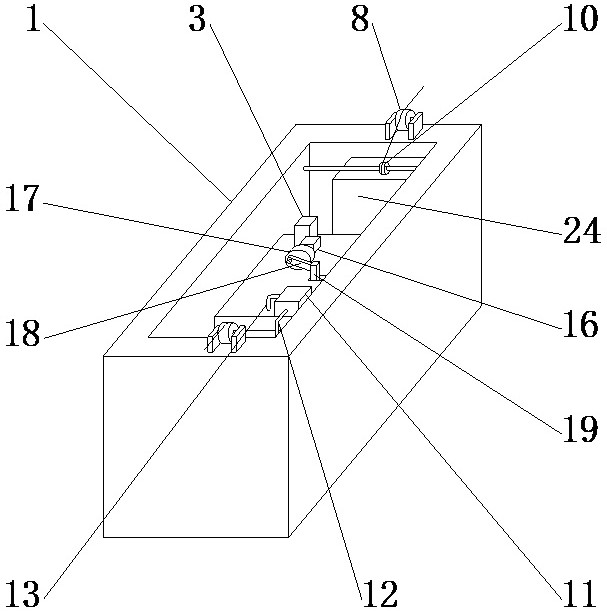 A polyimide enameled wire painting device and its control method