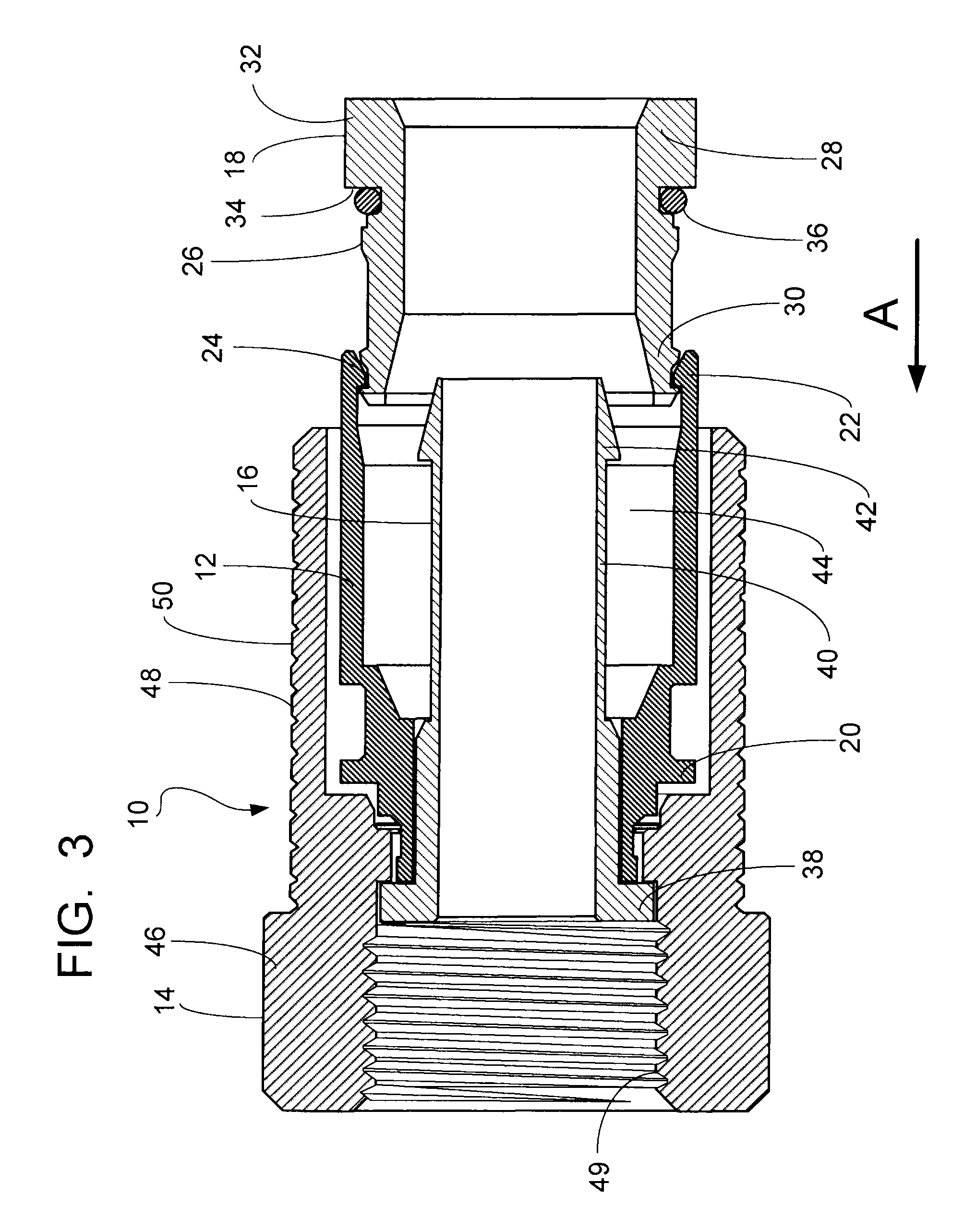 Hand tightenable coaxial cable connector