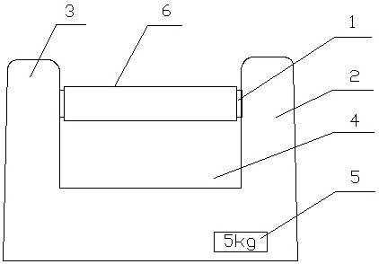 Simulated rubber soft stone lock