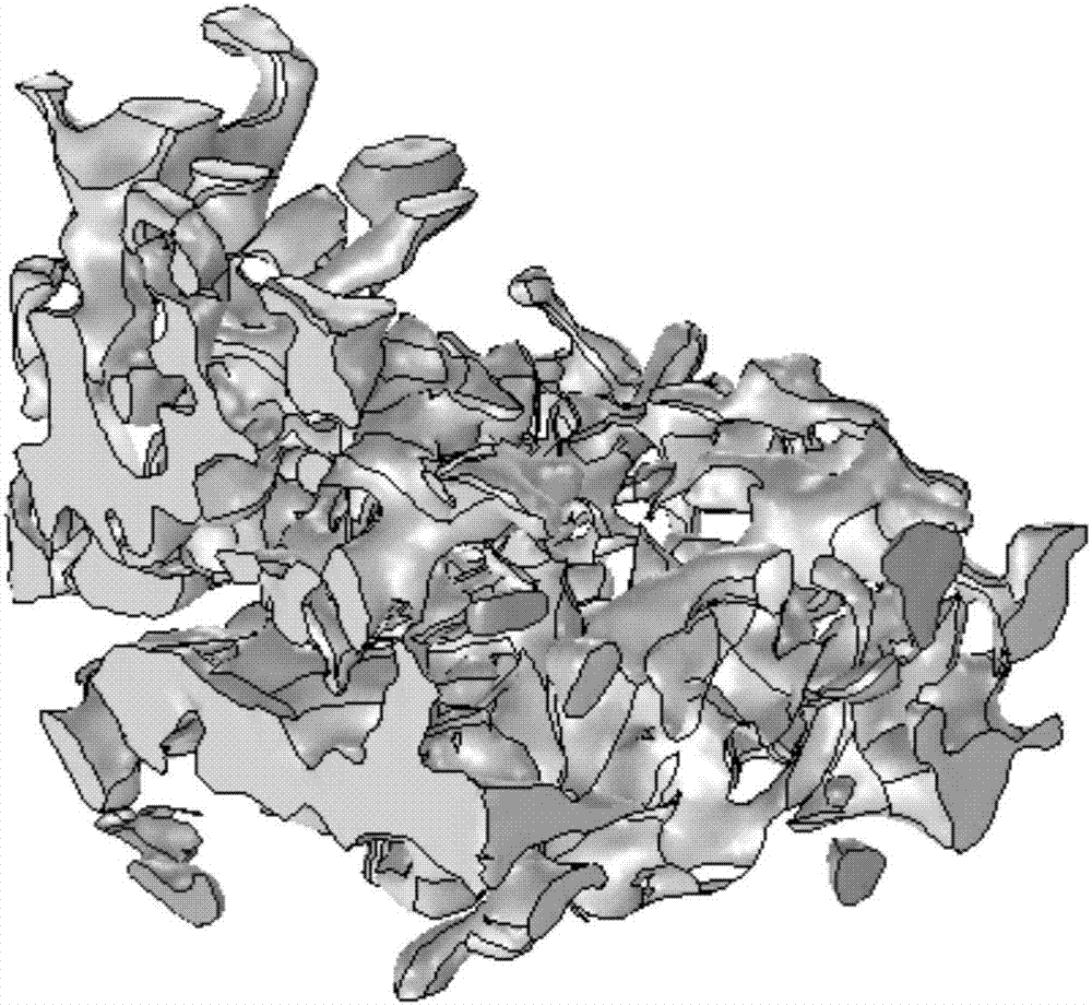 Seepage simulation method for constructing coal body based on finite element-discrete element CT (Computer Tomography)