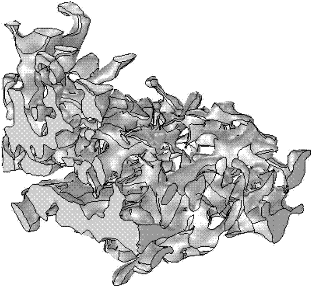 Seepage simulation method for constructing coal body based on finite element-discrete element CT (Computer Tomography)