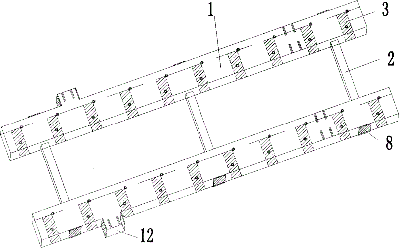 Longitudinal beam type sleeper system