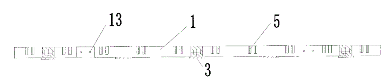 Longitudinal beam type sleeper system