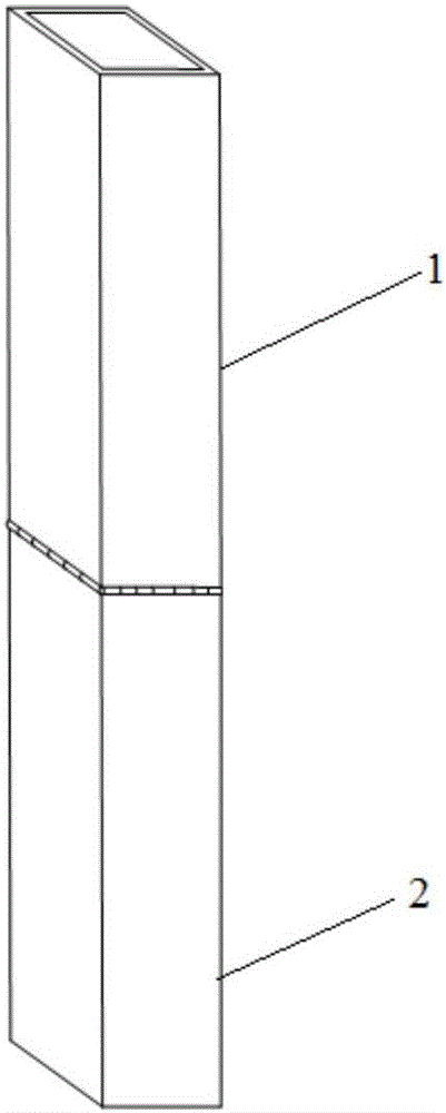 Assembled concrete filled steel tubular column splicing structure and method