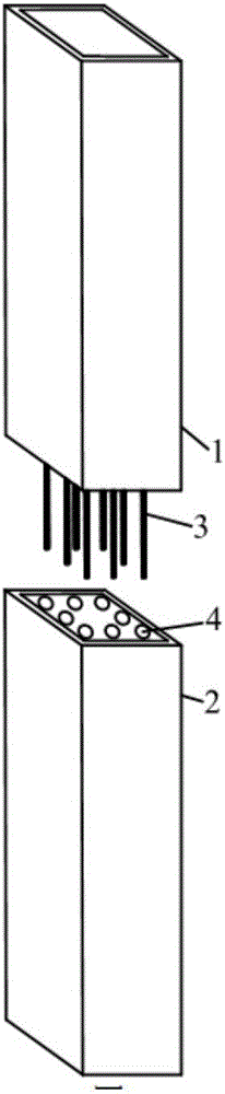 Assembled concrete filled steel tubular column splicing structure and method