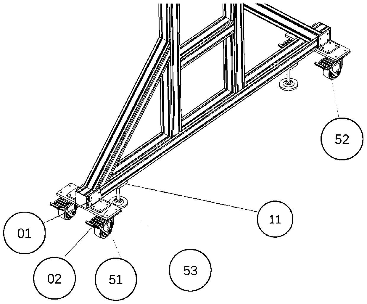 Multifunctional integration device capable of riveting conical cabin section