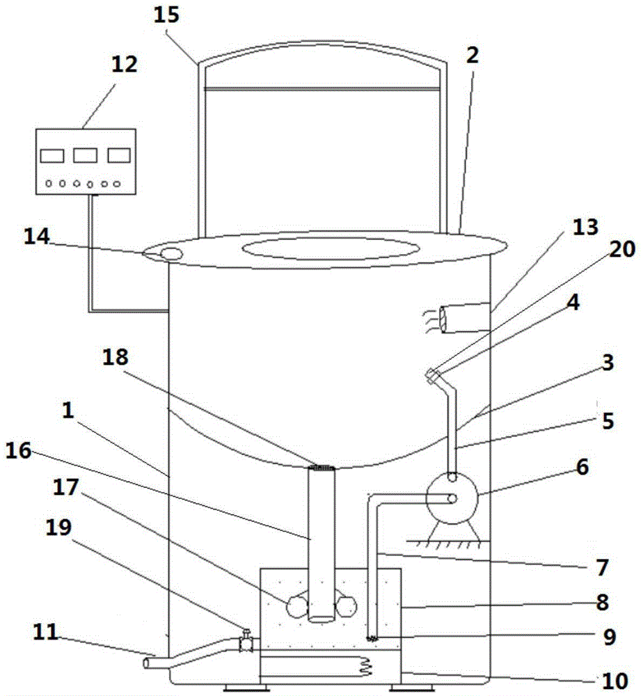 Seat type liquid medicine circulating irrigator