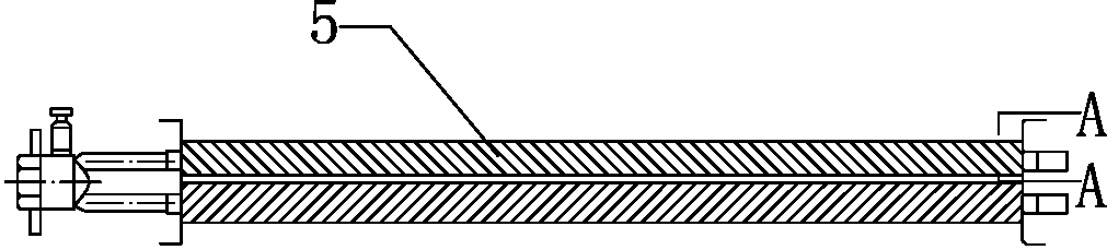 Three-dimensional inner and outer finned tube cold and heat exchanger for air conditioner