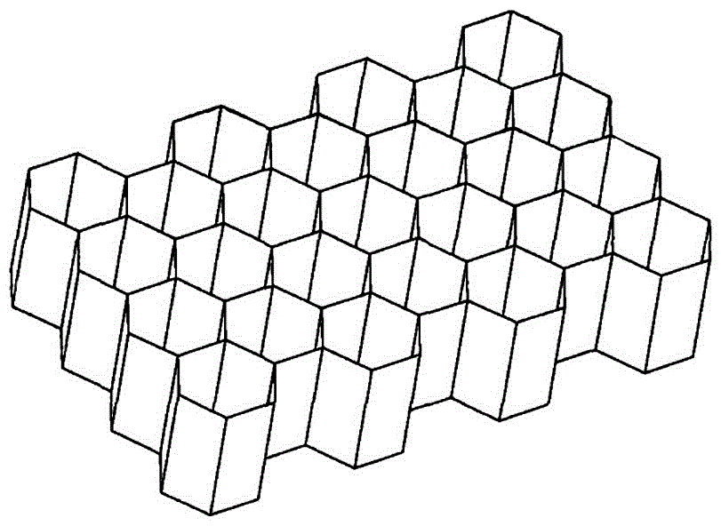 Carbon fiber honeycomb reinforced polyimide foam material and preparation method thereof