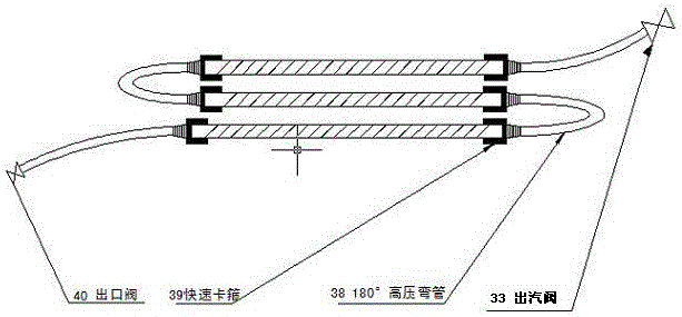 Oil well cleaning equipment with dirty oil and sewage recovery function