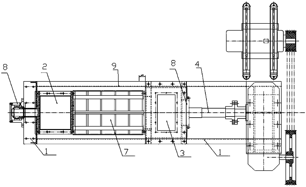 Screw extruder for dehydration of steam-exploded plant straw materials