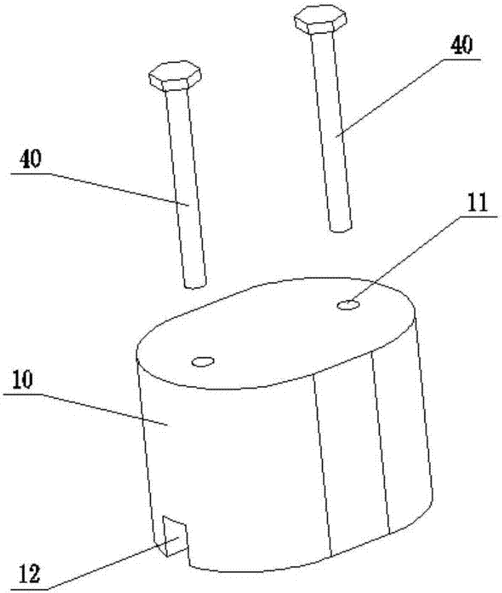 Assembly type limiting structure for ballastless track and ballastless track with structure