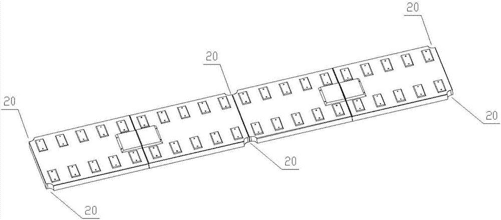 Assembly type limiting structure for ballastless track and ballastless track with structure