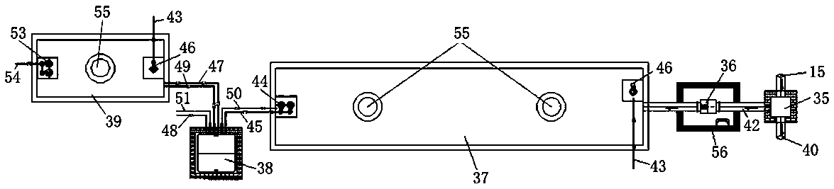 Sponge city water drainage and water seepage structure and rainwater collection and utilization system and working method