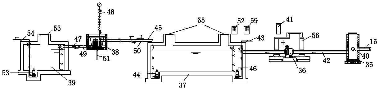 Sponge city water drainage and water seepage structure and rainwater collection and utilization system and working method