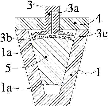 Experiment device for gas permeation around round hole