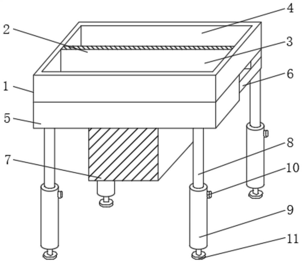 Auxiliary sand table for psychotherapy