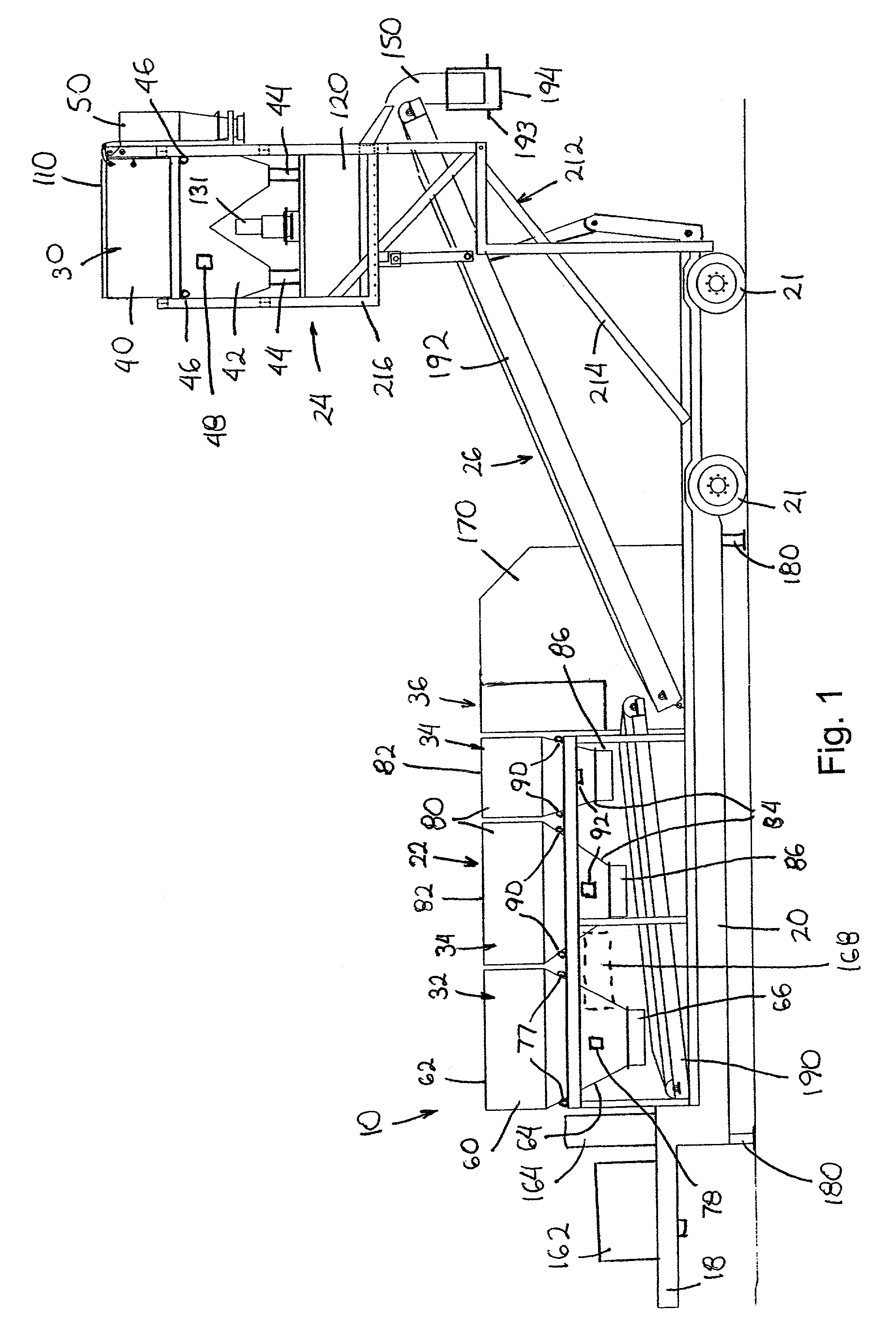 Portable concrete plant