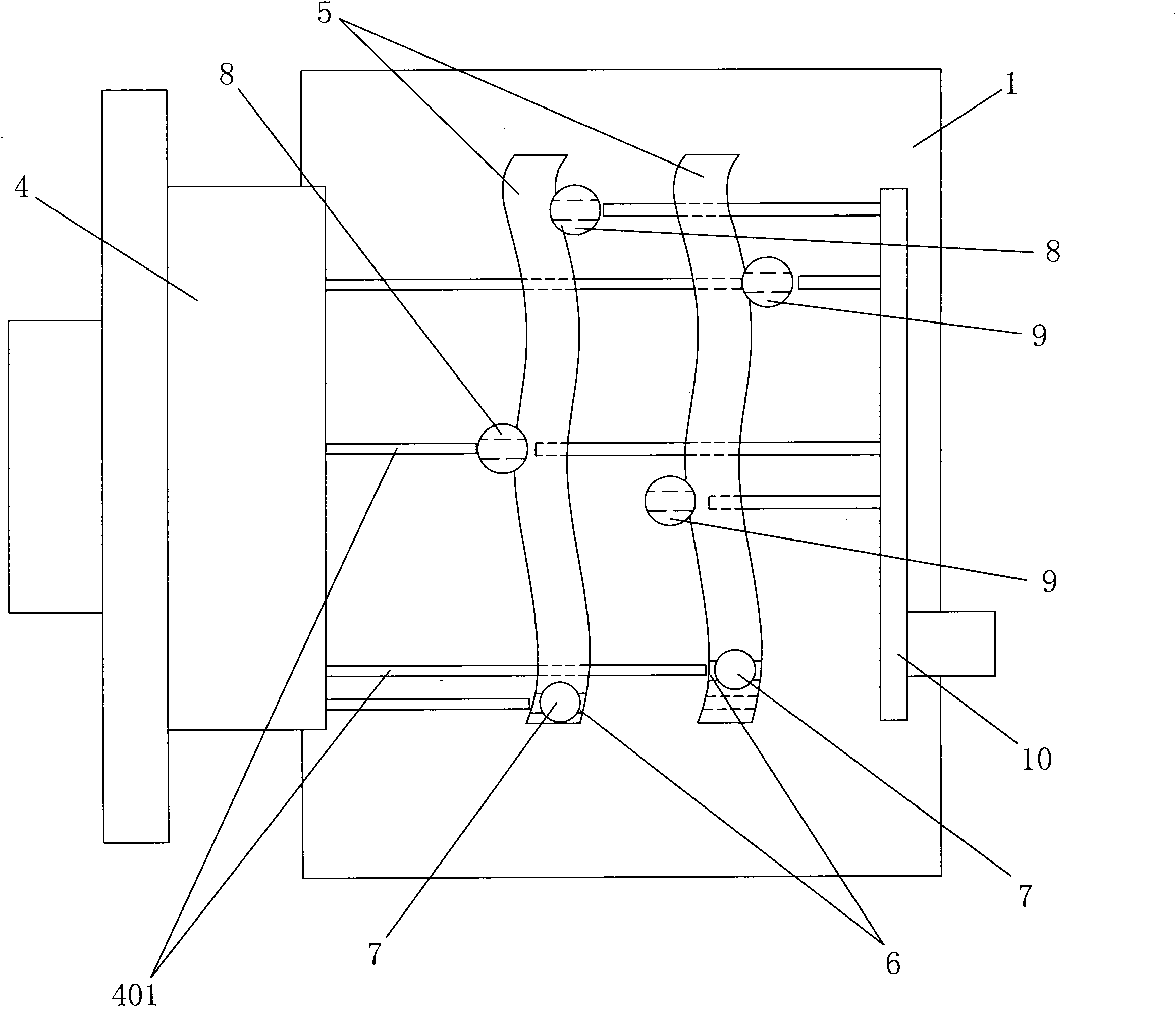 Bead locked-type security antitheft lock