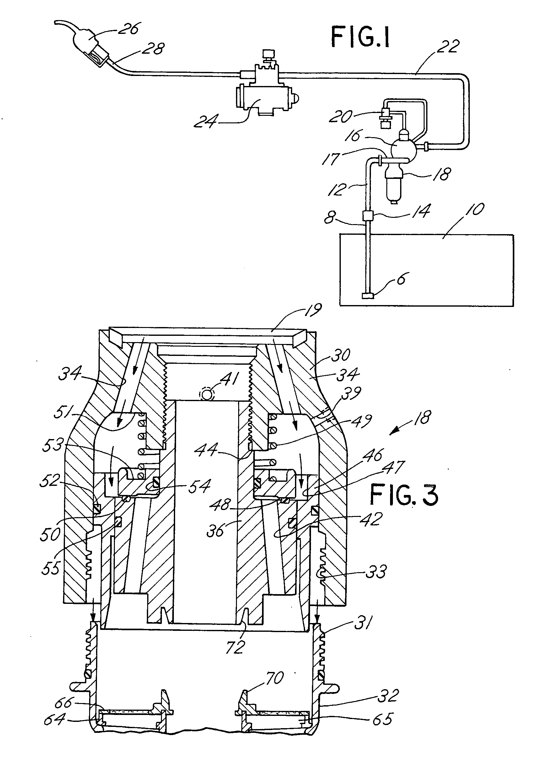 Fuel dispenser filter with removable filter media