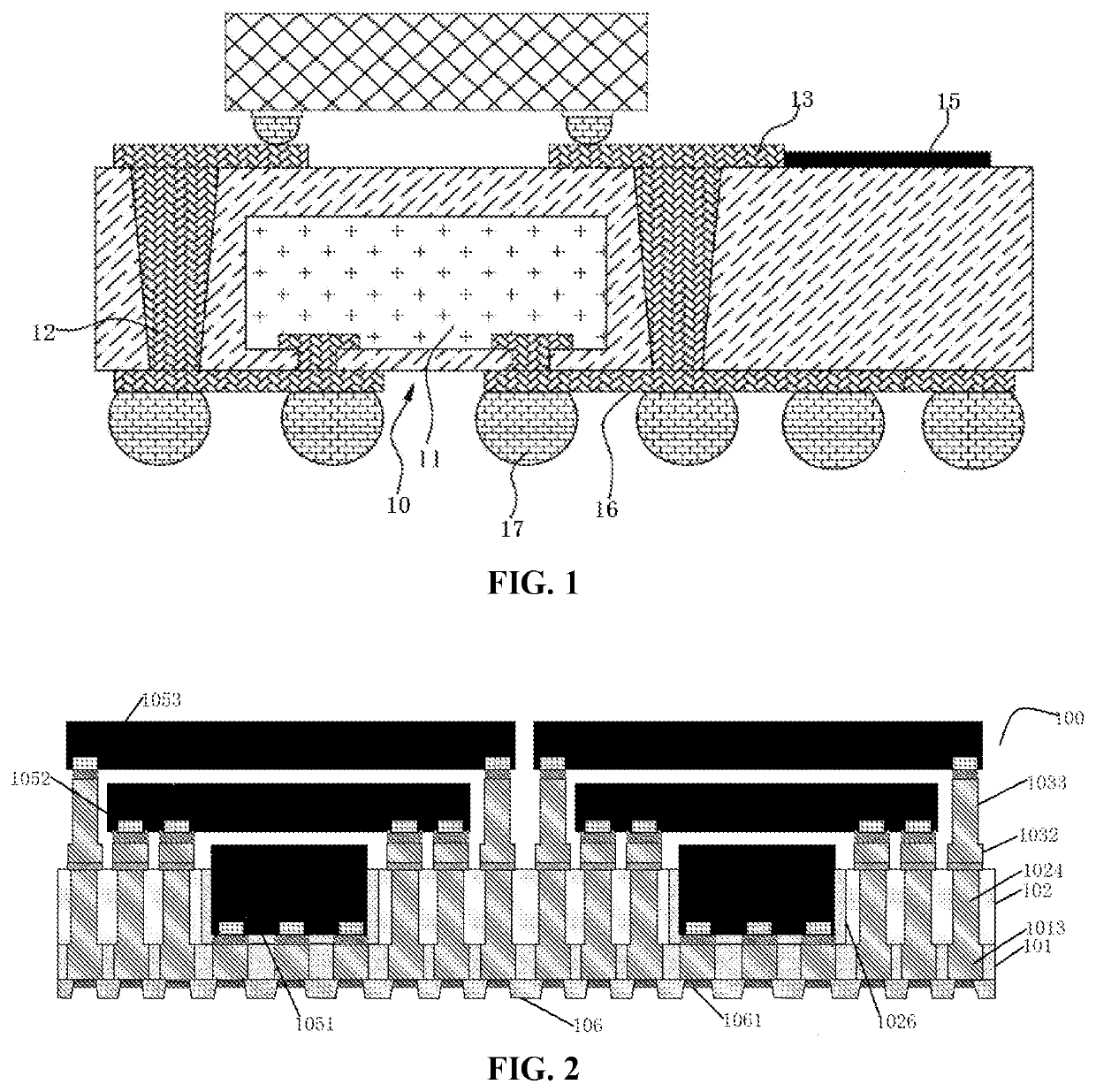 Embedded packaging structure and manufacturing method thereof