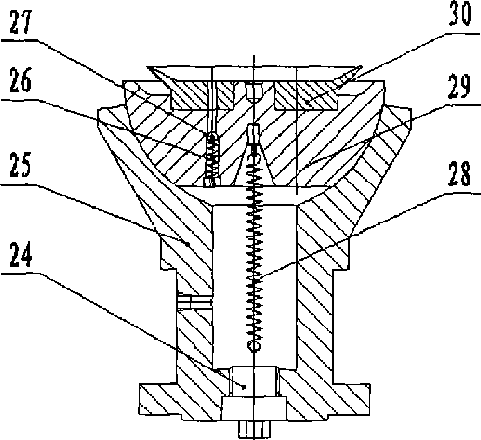 Vacuum adsorption type three-coordinate flexible attitude-adjusting unit