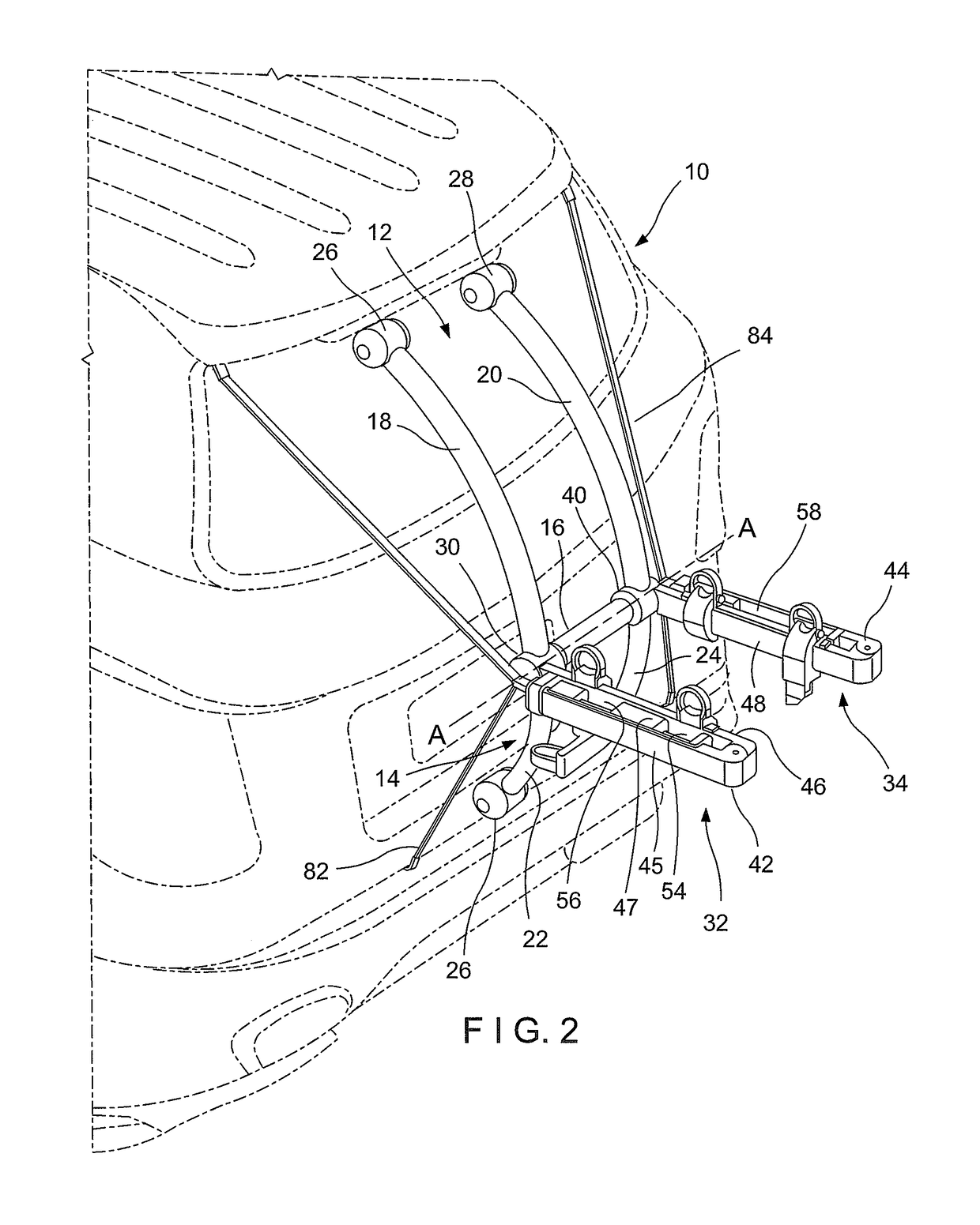 Combination equipment carrier for automobiles