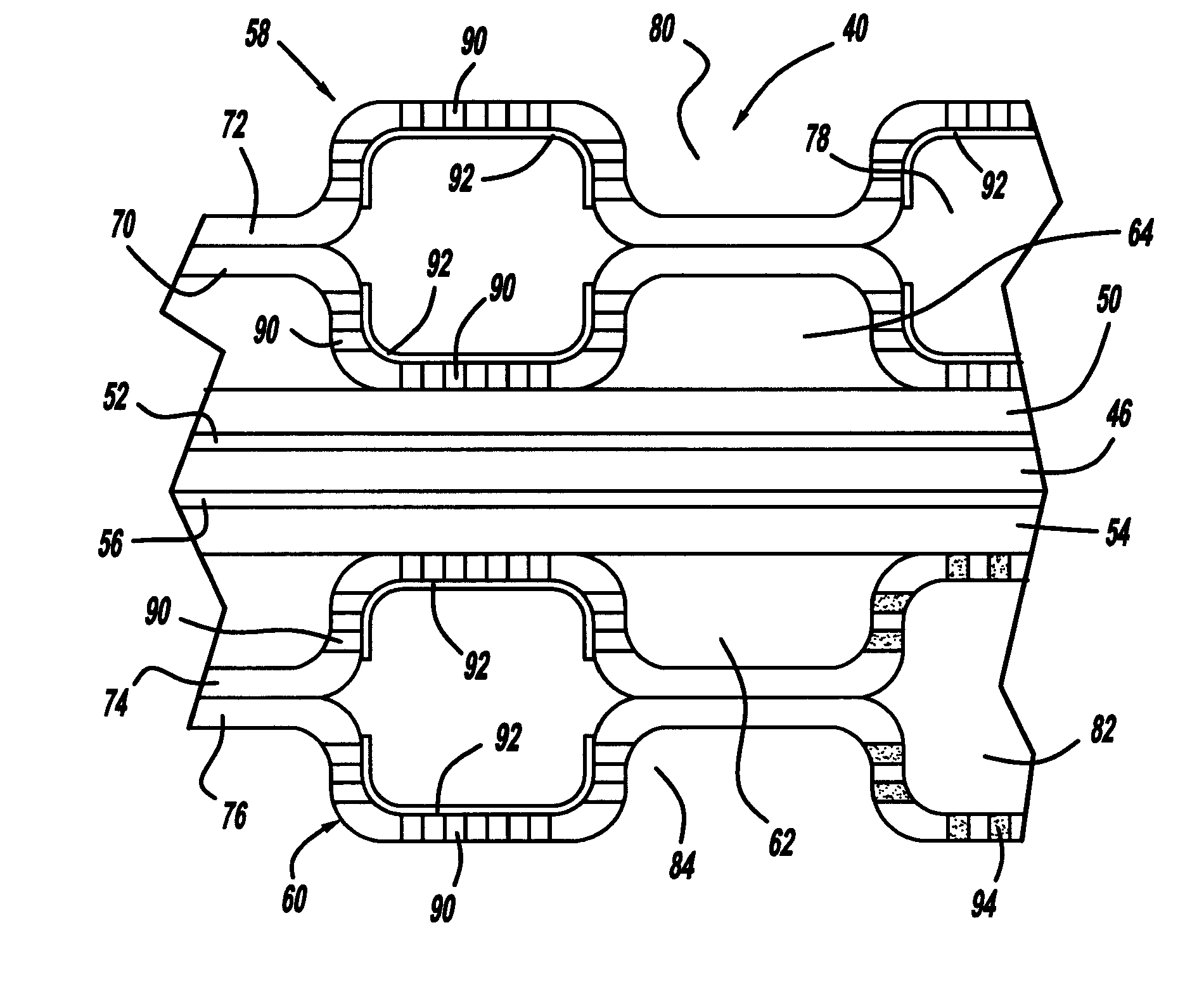 Internal proton exchange membrane humidification and cooling with automotive coolant