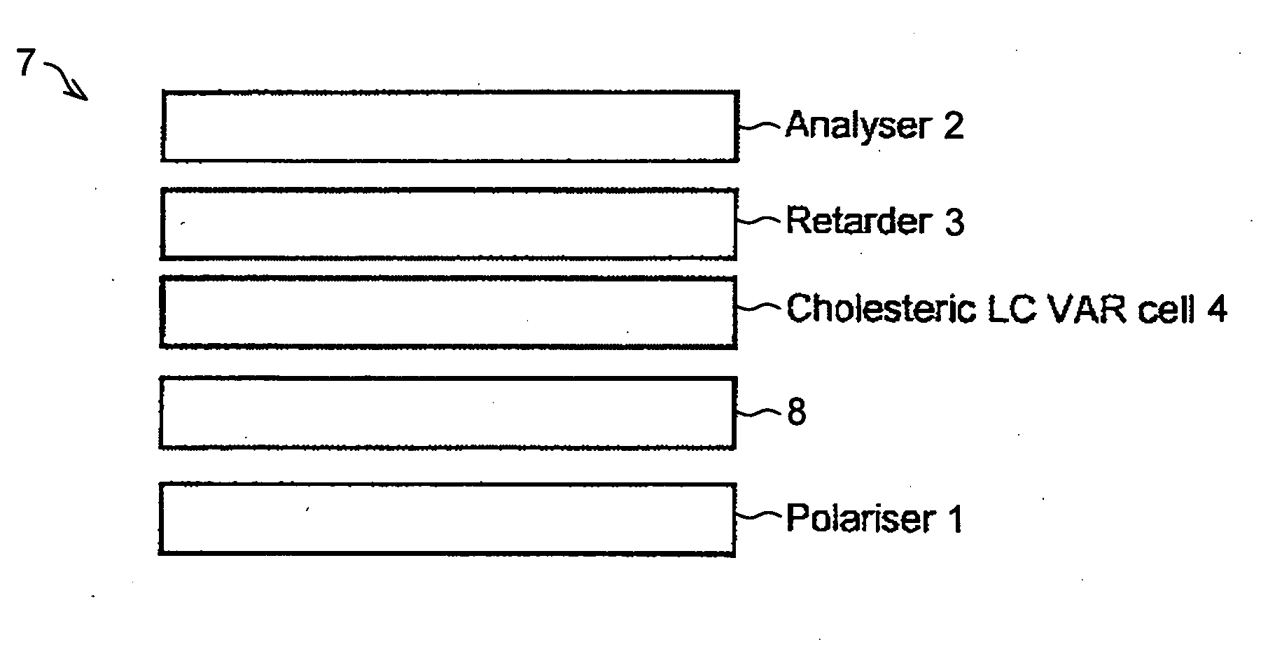 Liquid crystal cell and a display