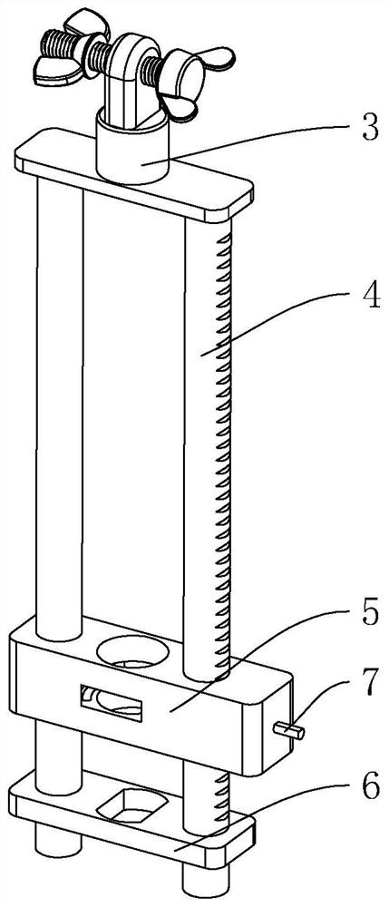 Measuring device for engineering surveying and mapping and use method thereof