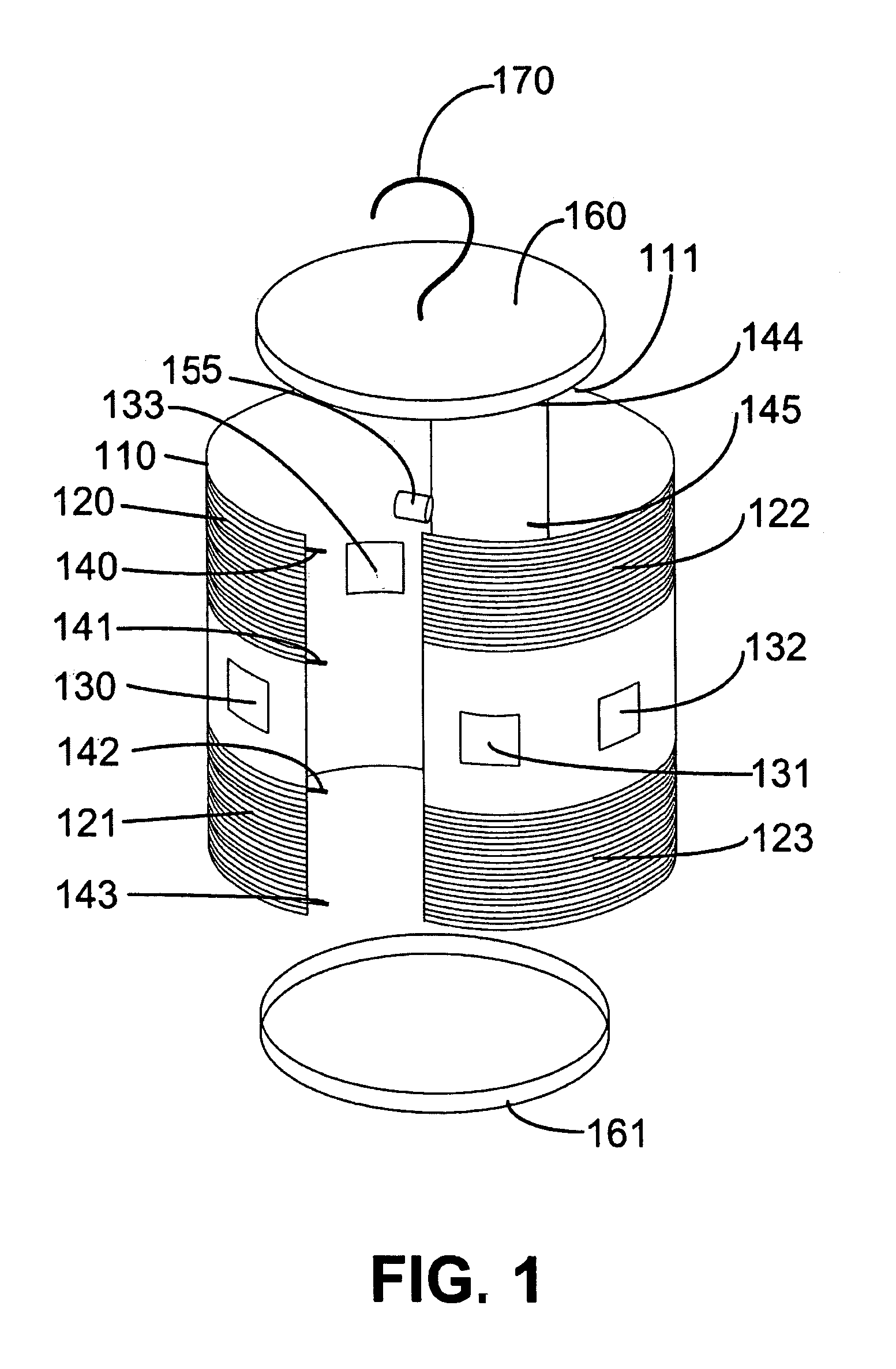 Easily disassembled navel orangeworm egg trap apparatus