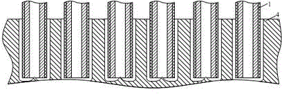 Electrochemical machining method for auxiliary anode tube electrode