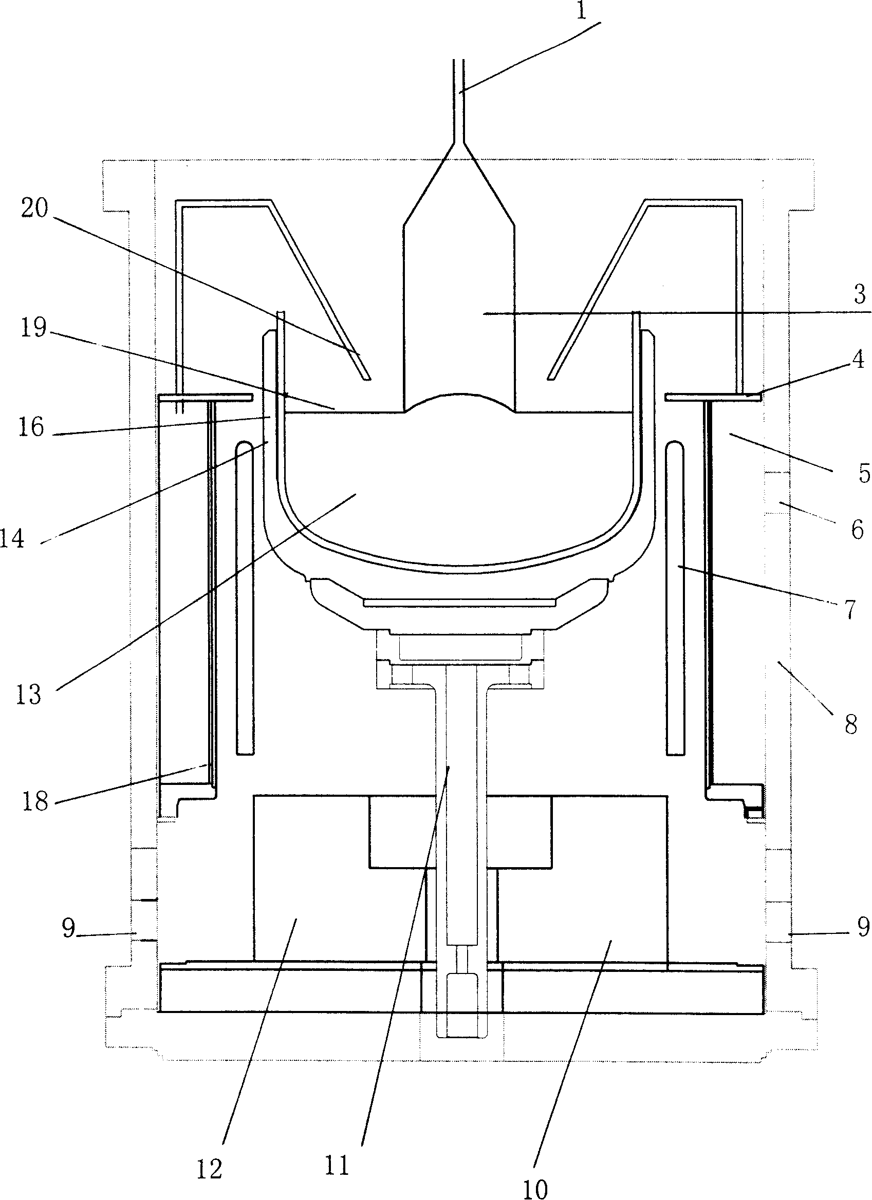 Method for controlling fused silicon liquid level position of czochralski silicon mono-crystal furnace